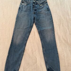 Agolde High Rise Blue Women's Jeans